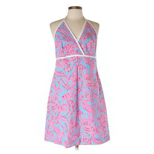 Lily Pulitzer Britt Poplin Halter Dress